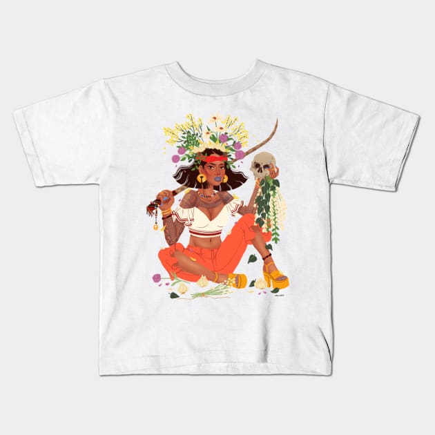 Arbularyo Kids T-Shirt by acaballz